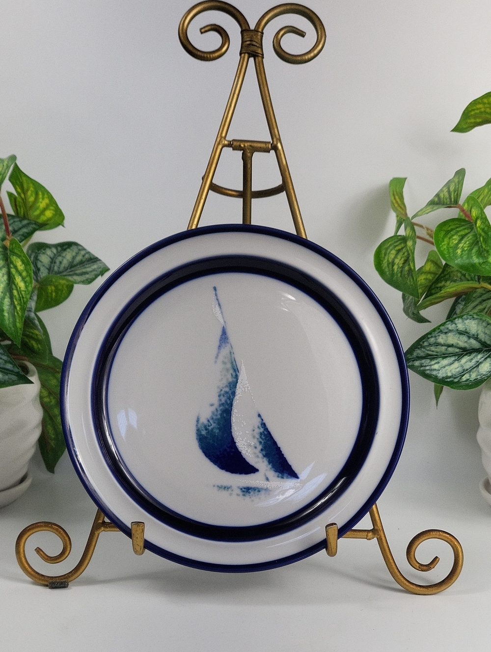 1p Noritake Salad Plate 8968 Running Free - Retired Replacement Coastal Tropical